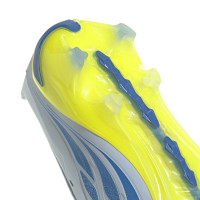 adidas Predator Pro FT Gras Voetbalschoenen (FG) Lichtblauw Blauw Geel