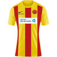 Chemise de compétition Sporting Martinus pour Enfants et Jeunes jusqu'à O13 AH, jaune et rouge