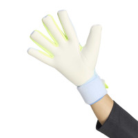 adidas Predator Pro Strap Gants de Gardien de But Bleu Bleu Clair Néon Jaune