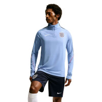Nike Engeland Strike Trainingstrui 1/4-Zip 2026-2028 Lichtblauw Wit Rood