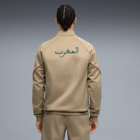 PUMA Marokko KING Anthem Trainingsjack 2026-2028 Beige Rood Groen