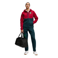 PUMA Marokko Pumatech Trainingsjack Hooded 2026-2028 Rood Donkergroen Goud