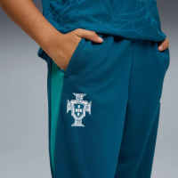 PUMA Portugal Pantalon d'Entraînement 2026-2028 Enfants Bleu-Vert Blanc
