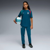 PUMA Portugal Pantalon d'Entraînement 2026-2028 Enfants Bleu-Vert Blanc