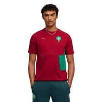 PUMA Marokko Pumatech T-Shirt 2026-2028 Rood Groen Goud