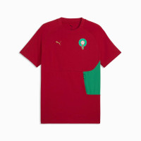 PUMA Marokko Pumatech T-Shirt 2026-2028 Rood Groen Goud