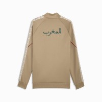 PUMA Marokko KING Anthem Trainingsjack 2026-2028 Beige Rood Groen