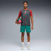 PUMA Portugal Pre-Match Trainingsshirt 2026-2028 Rood Groen