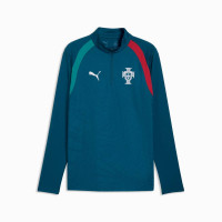 PUMA Portugal Trainingspak 1/4-Zip 2026-2028 Blauwgroen Wit
