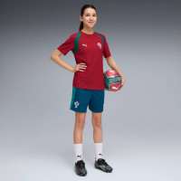 PUMA Portugal Short d'Entraînement 2026-2028 Enfants Bleu-Vert Blanc