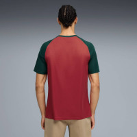 PUMA Marokko Pre-Match Trainingsshirt 2026-2028 Rood Groen Wit