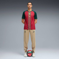 PUMA Marokko Pre-Match Trainingsshirt 2026-2028 Rood Groen Wit
