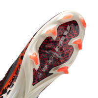 Nike Zoom Mercurial Superfly 10 Elite Gras Voetbalschoenen (FG) Bordeauxrood Zilver Oranje