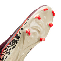 Nike Zoom Mercurial Superfly 10 Academy Gras / Kunstgras Voetbalschoenen (MG) Bordeauxrood Zilver Oranje