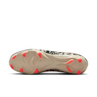 Nike Zoom Mercurial Vapor 16 Academy Gras / Kunstgras Voetbalschoenen (MG) Bordeauxrood Zilver Oranje