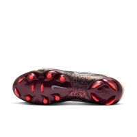 Nike Tiempo Maestro Elite Gras Voetbalschoenen (FG) Gebroken Wit Bordeauxrood Zilver
