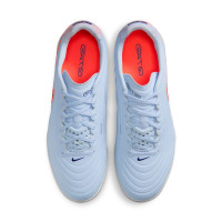 Nike Tiempo Reactgato Zaalvoetbalschoenen (IN) Lichtblauw Donkerblauw Feloranje