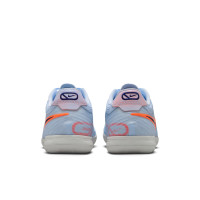 Nike Tiempo Reactgato Zaalvoetbalschoenen (IN) Lichtblauw Donkerblauw Feloranje