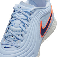 Nike Tiempo Reactgato Zaalvoetbalschoenen (IN) Lichtblauw Donkerblauw Feloranje