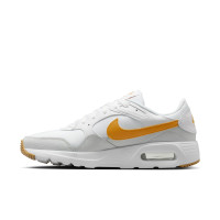 Nike Air Max SC Baskets Blanc Jaune Ocre Gris Clair Marron