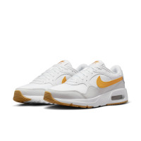 Nike Air Max SC Baskets Blanc Jaune Ocre Gris Clair Marron
