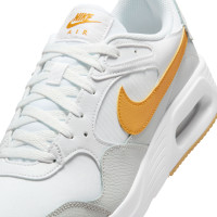 Nike Air Max SC Baskets Blanc Jaune Ocre Gris Clair Marron