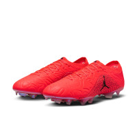 Nike Jordan Tiempo Maestro Elite SE Gazon Naturel Chaussures de Foot (FG) Rouge Vif Noir