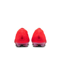 Nike Jordan Tiempo Maestro Elite SE Gazon Naturel Chaussures de Foot (FG) Rouge Vif Noir