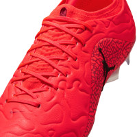 Nike Jordan Tiempo Maestro Elite SE Gazon Naturel Chaussures de Foot (FG) Rouge Vif Noir