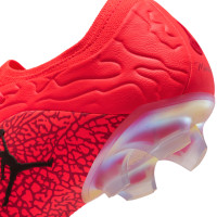 Nike Jordan Tiempo Maestro Elite SE Gazon Naturel Chaussures de Foot (FG) Rouge Vif Noir
