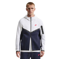 Nike Tech Fleece Sportswear Trainingspak Wit Donkerblauw Rood