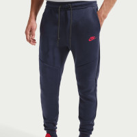 Nike Tech Fleece Sportswear Joggingbroek Donkerblauw Felrood