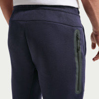 Nike Tech Fleece Sportswear Joggingbroek Donkerblauw Felrood