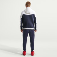 Nike Tech Fleece Sportswear Joggingbroek Donkerblauw Felrood