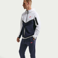 Nike Tech Fleece Sportswear Joggingbroek Donkerblauw Felrood