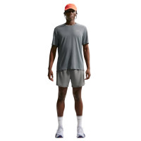 Chemise d'entraînement Nike Miler UV gris foncé argenté