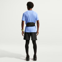 Nike Miler UV Trainingsshirt Blauw Zilver