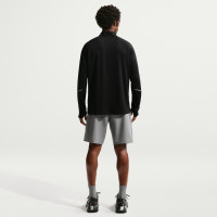 Nike Miler UV Trainingstrui 1/4-Zip Zwart Zilver