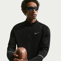 Nike Miler UV Trainingstrui 1/4-Zip Zwart Zilver