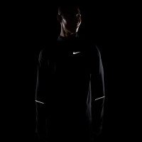 Nike Miler UV Trainingstrui 1/4-Zip Zwart Zilver