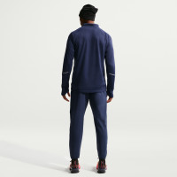 Haut d'entraînement Nike Miler UV 1/4-Zip bleu foncé argenté