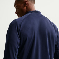 Nike Miler UV Trainingspak 1/4-Zip Donkerblauw Zilver