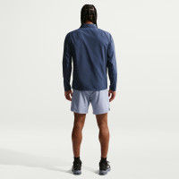 Veste d'entraînement Nike Miler UV Repel Stride bleu foncé argenté