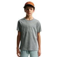Chemise d'entraînement Nike Miler pour Enfants gris foncé argenté