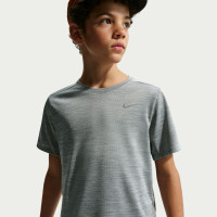 Kit d'entraînement Nike Miler pour Enfants gris foncé argenté