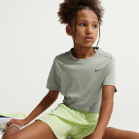 Kit d'entraînement Nike Miler pour Enfants, gris, vert, gris