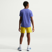 Chemise d'entraînement Nike Miler pour Enfants, violet et argent