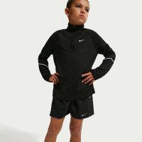 Pantalon d'entraînement Nike Miler pour Enfants, noir et argenté