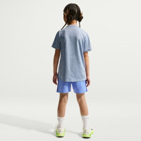 Pantalons d'entraînement Nike Miler pour Enfants, bleu foncé, bleu, argent