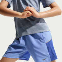 Pantalons d'entraînement Nike Miler pour Enfants, bleu foncé, bleu, argent